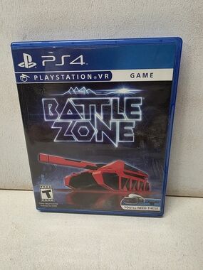 Battlezone PS4 PlayStation VR PSVR Game Tested Working Disc Case 2016